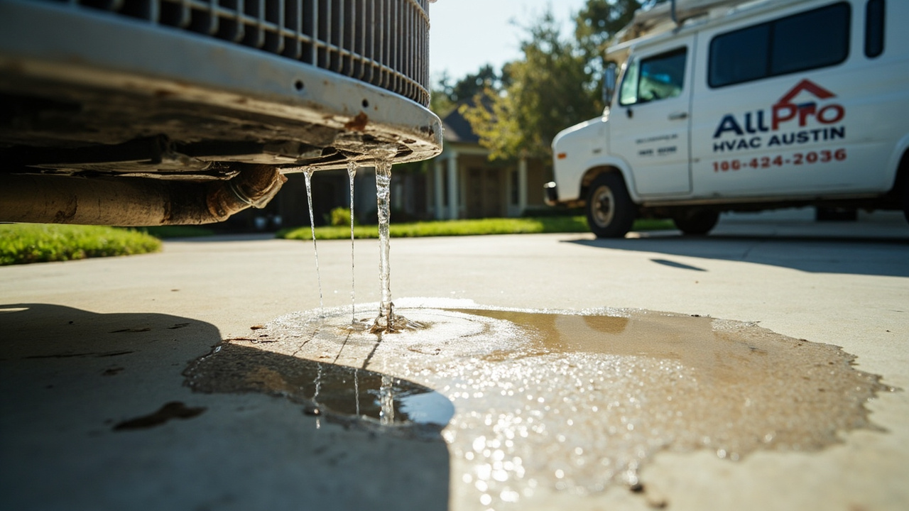 Why Your AC System Leaks Water in Austin's Climate