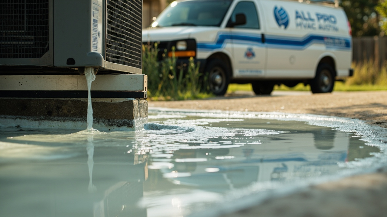 AC Unit Leaking Water in Austin – Expert Diagnosis and Fast Repairs to Prevent Damage